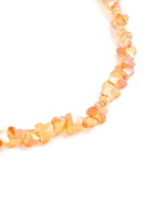 Anni LU Butterfly 18kt Gold-plated Beaded Necklace - Amber - One Size