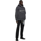 Mr. Saturday Black Embroidered No Future Hoodie