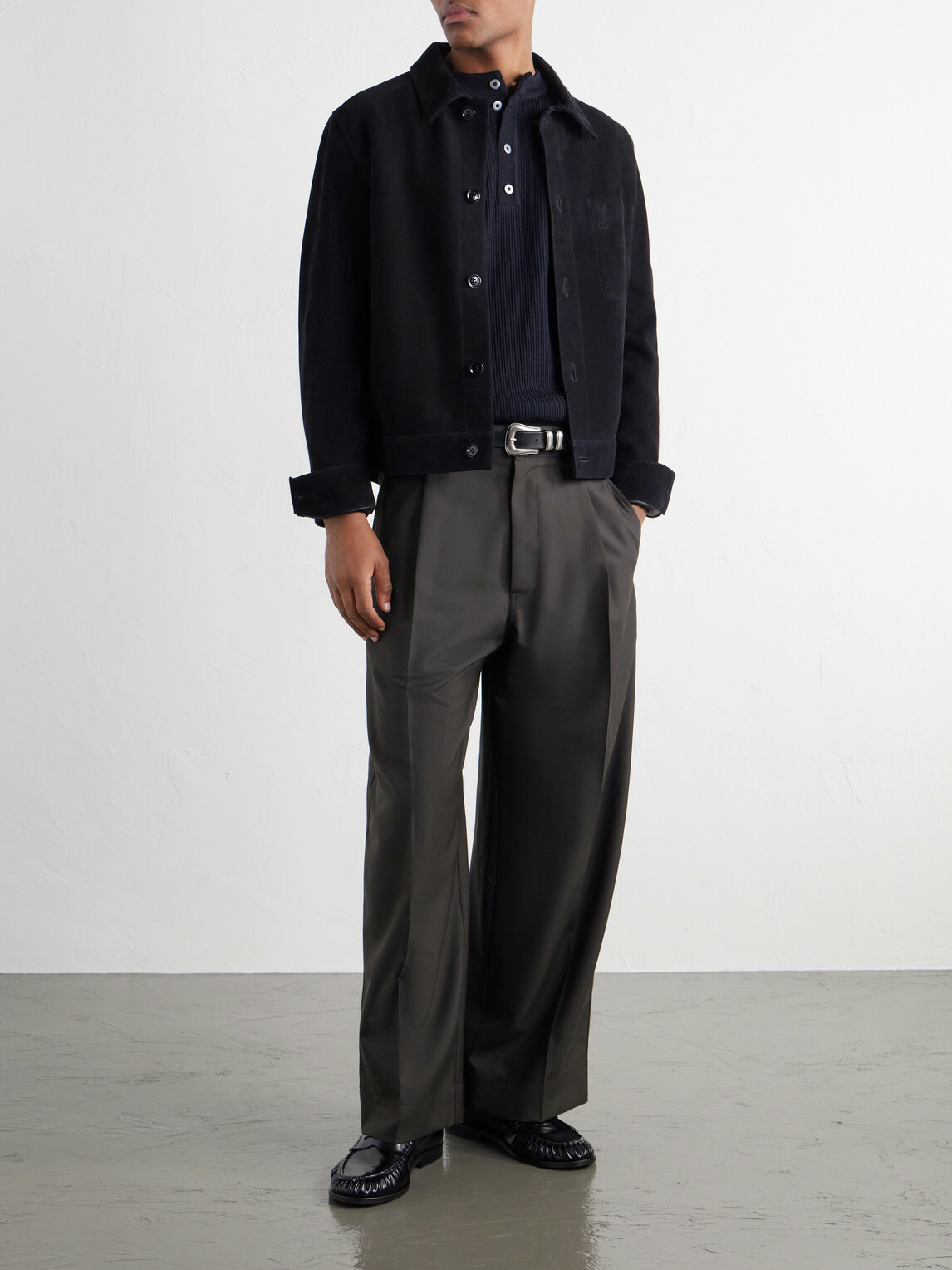 S.N.S. Herning - Stamina Ribbed Wool Sweater - Blue