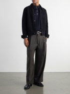S.N.S. Herning - Stamina Ribbed Wool Sweater - Blue