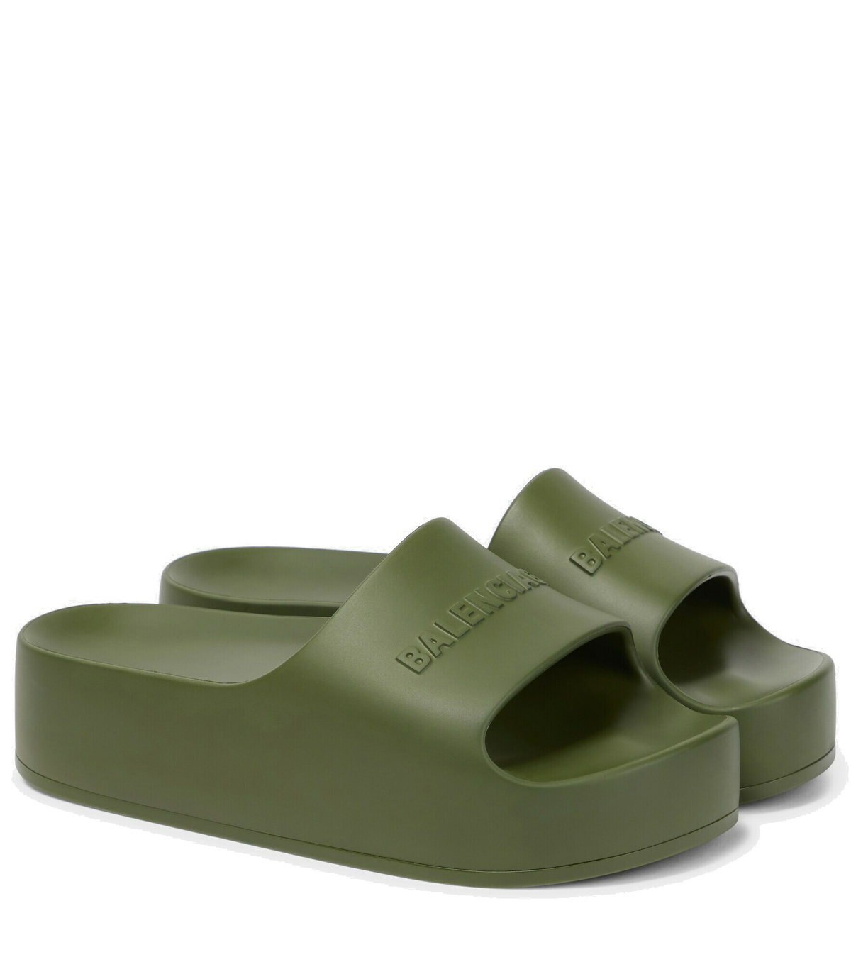 Balenciaga - Logo rubber slides Balenciaga