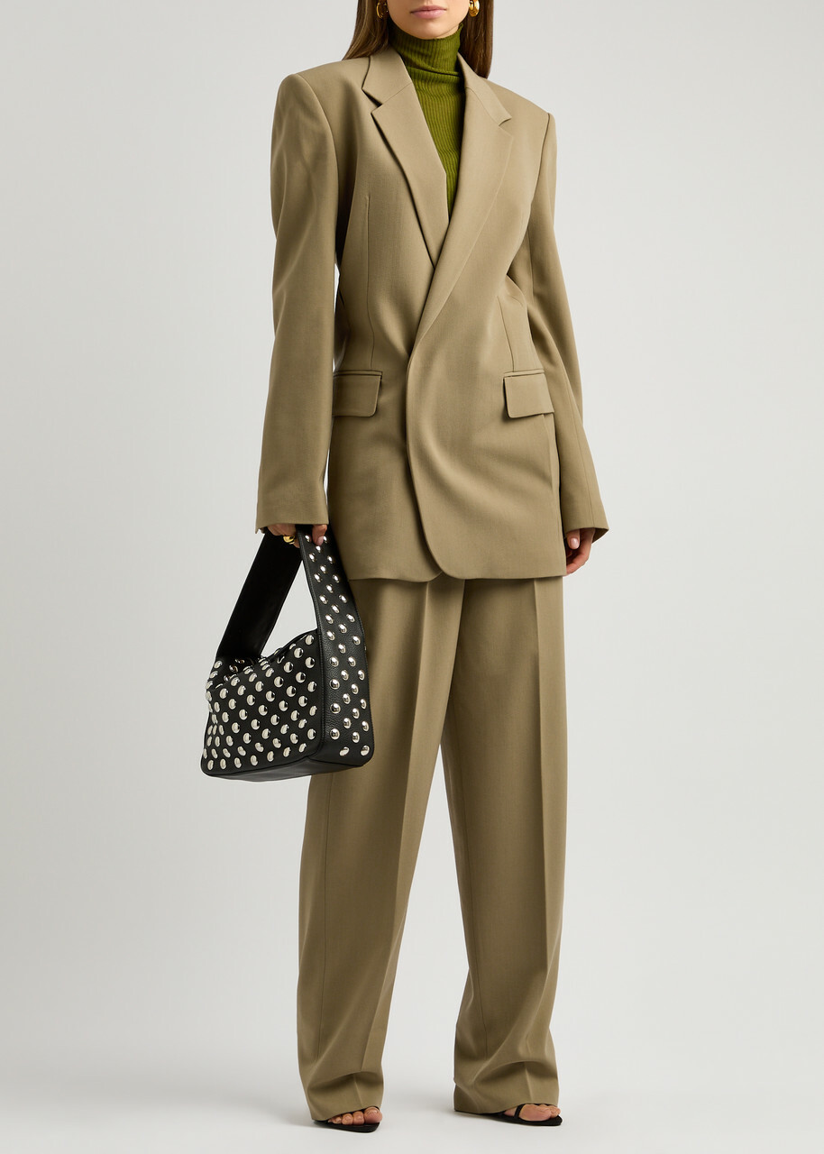Petar Petrov The Professional Stretch-wool Blazer Khaki