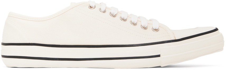 Comme des Garçons Comme des Garçons White Pointed Low-Top Sneakers
