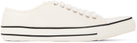 Comme des Garçons Comme des Garçons White Pointed Low-Top Sneakers
