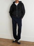 Stone Island - Ghost Tapered Wool and Cotton-Blend Jersey Sweatpants - Blue