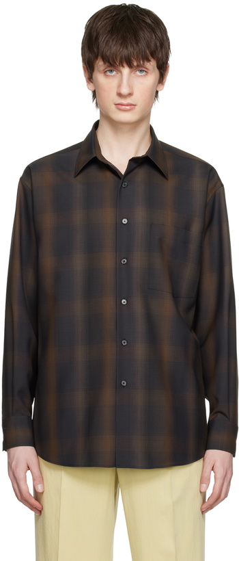 Photo: AURALEE Black Check Shirt