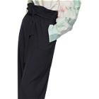 3.1 Phillip Lim Navy Paperbag Waist Trousers