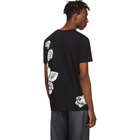 Alexander McQueen Black Skull Rose T-Shirt