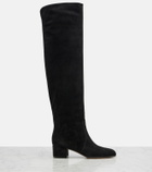 Gianvito Rossi Suede knee-high boots