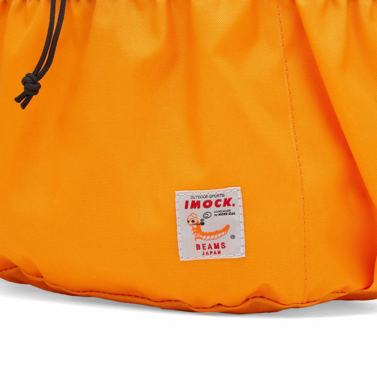 BEAMS JAPAN x IMOCK Backpack in Orange BEAMS JAPAN