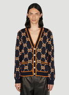 Gucci - GG Intarsia Cardigan in Black