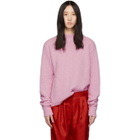Tibi Pink Alpaca Cozette Easy Sweater