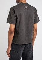 Warren Lotas Praying Druids Printed Cotton T-shirt Black