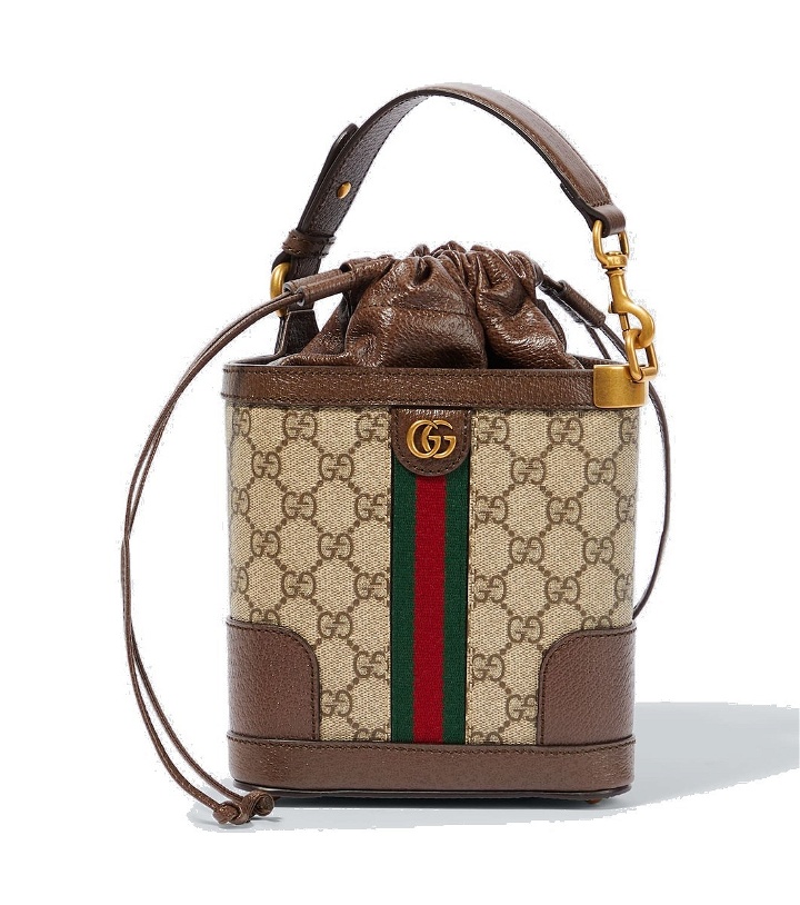 Photo: Gucci Ophidia GG canvas bucket bag