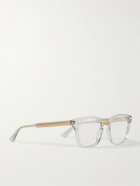 Gucci Eyewear - D-Frame Acetate and Gold-Tone Blue Light-Blocking Optical Glasses