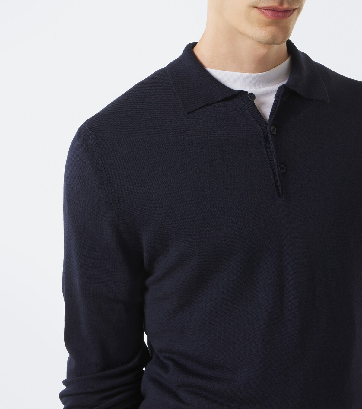Canali Wool polo shirt