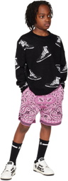 AMIRI Kids Pink Bandana Shorts