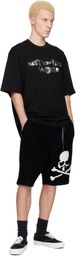 MASTERMIND WORLD Black MW Foil Logo SS T-shirt