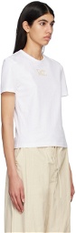 Recto White Embroidered T-Shirt