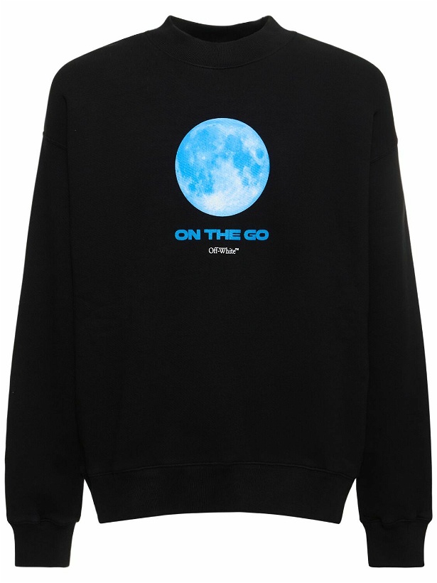 Photo: OFF-WHITE Onthego Moon Skate Cotton Sweatshirt
