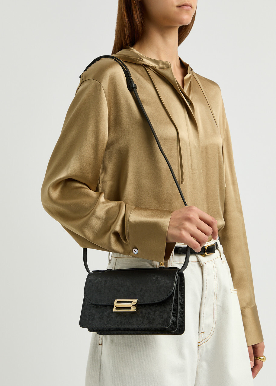 Victoria Beckham Dorian Mini Grained-leather top Handle bag
