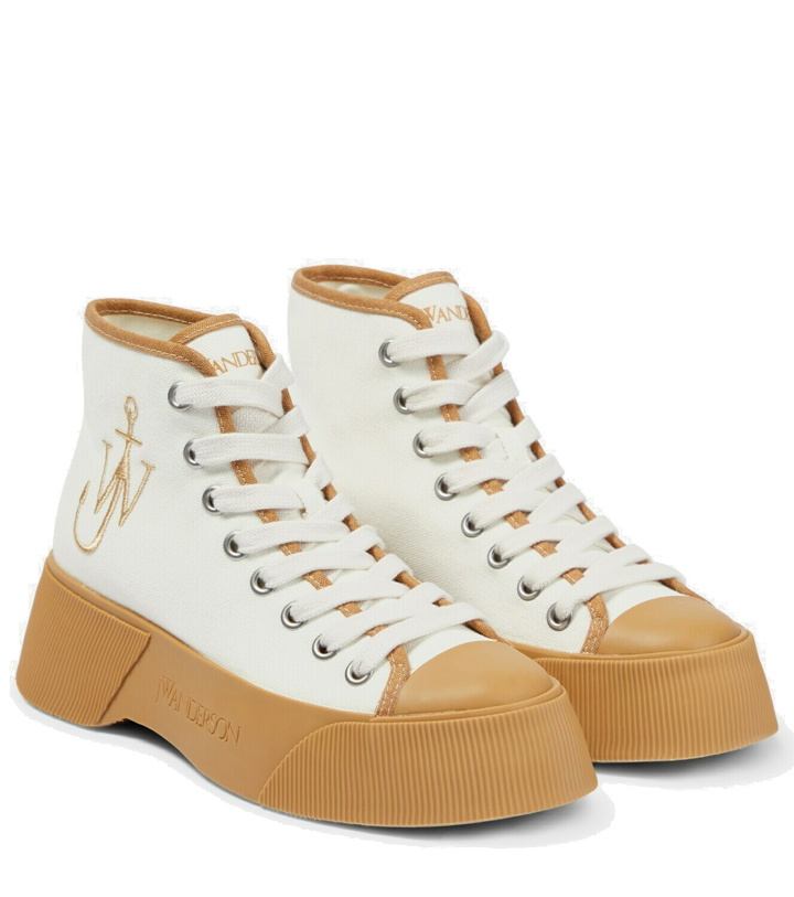 Photo: JW Anderson - Canvas high-top sneakers