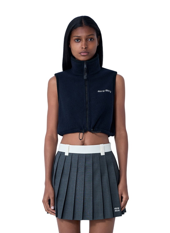 Photo: Miu Miu Logo Motif Gilet