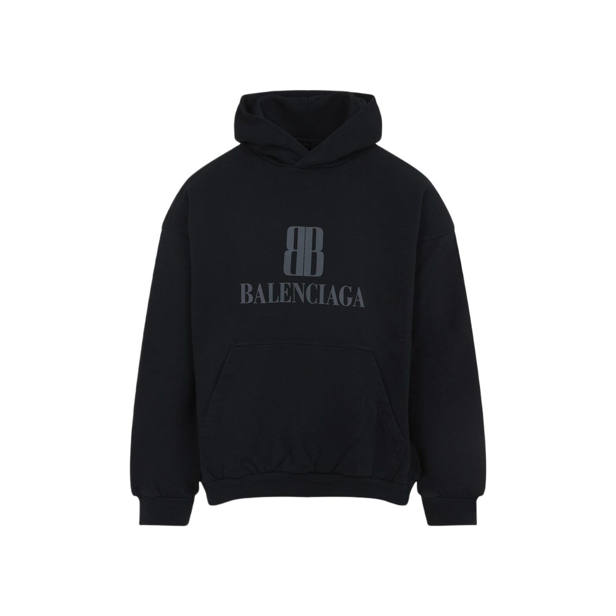 Balenciaga - Oversized leather hoodie Balenciaga