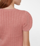 See By Chloe - Open-knit alpaca wool-blend top
