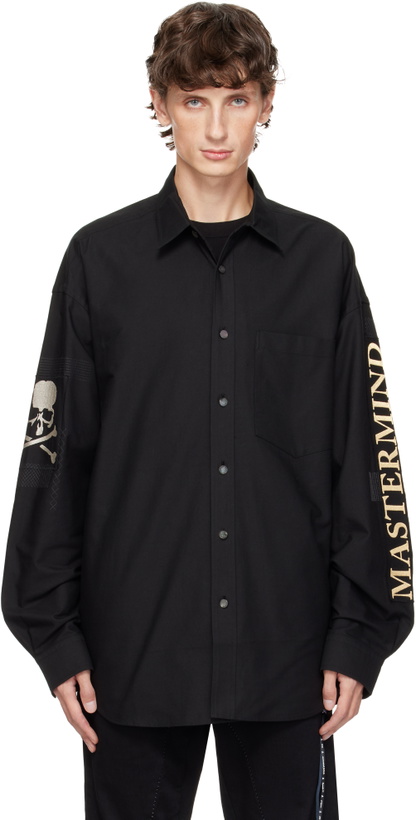 Photo: MASTERMIND WORLD Black Oxford Shirt