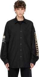 MASTERMIND WORLD Black Oxford Shirt