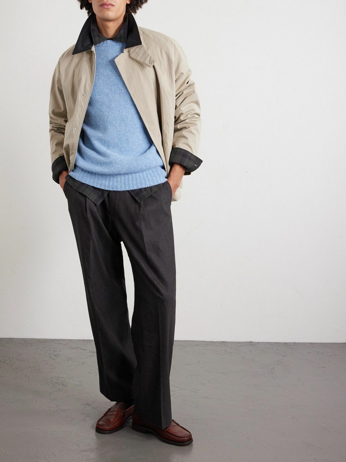 William Lockie - Virgin Wool Sweater - Blue