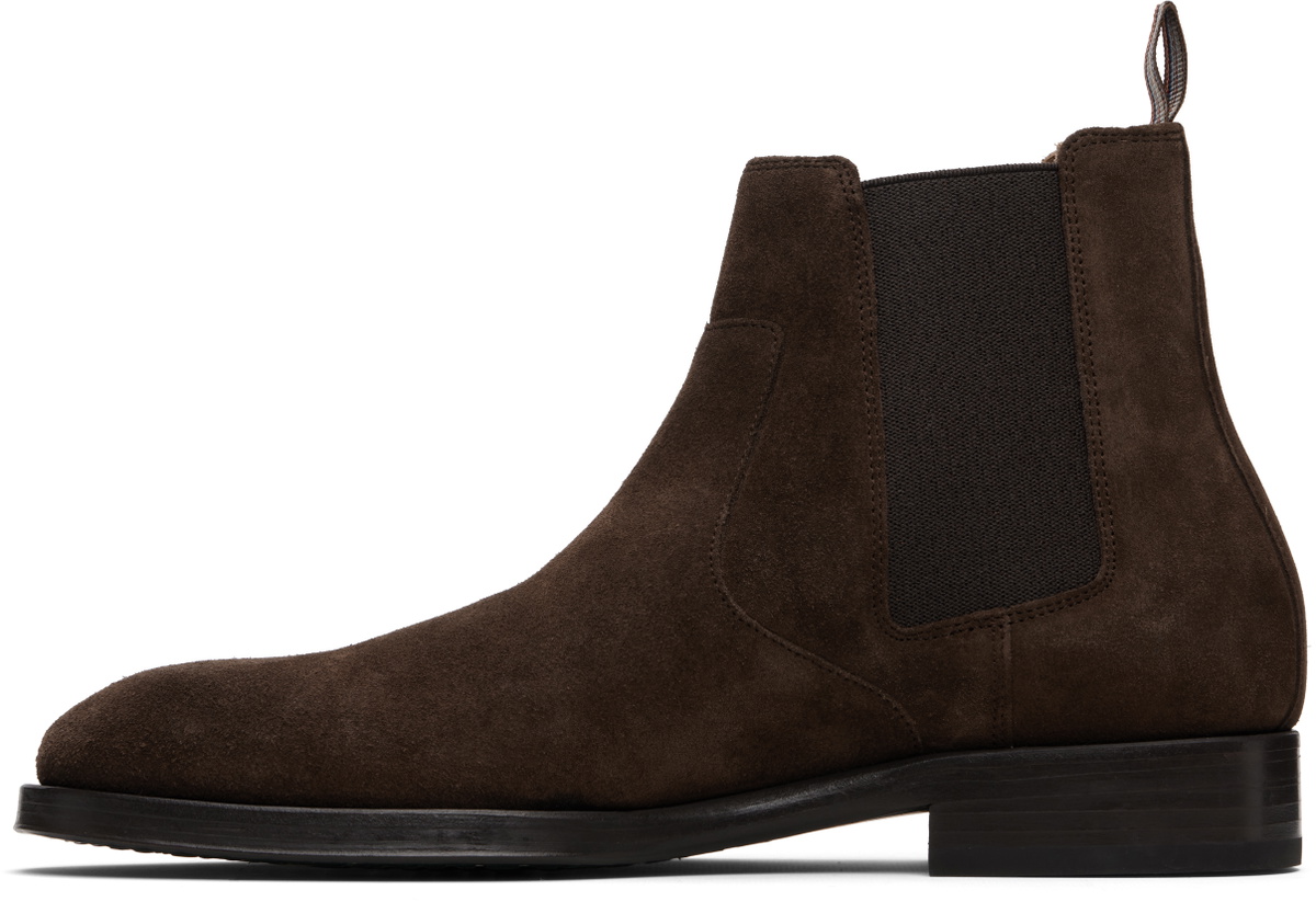 Paul Smith Brown Suede Lawson Chelsea Boots