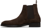 Paul Smith Brown Suede Lawson Chelsea Boots