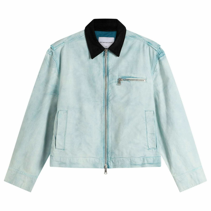 Photo: MKI Men's Sunfaded Work Jacket in Bleach