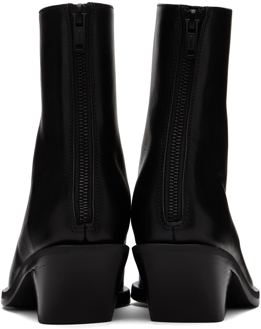 Ann Demeulemeester Black Rumi Cowboy Ankle Boots