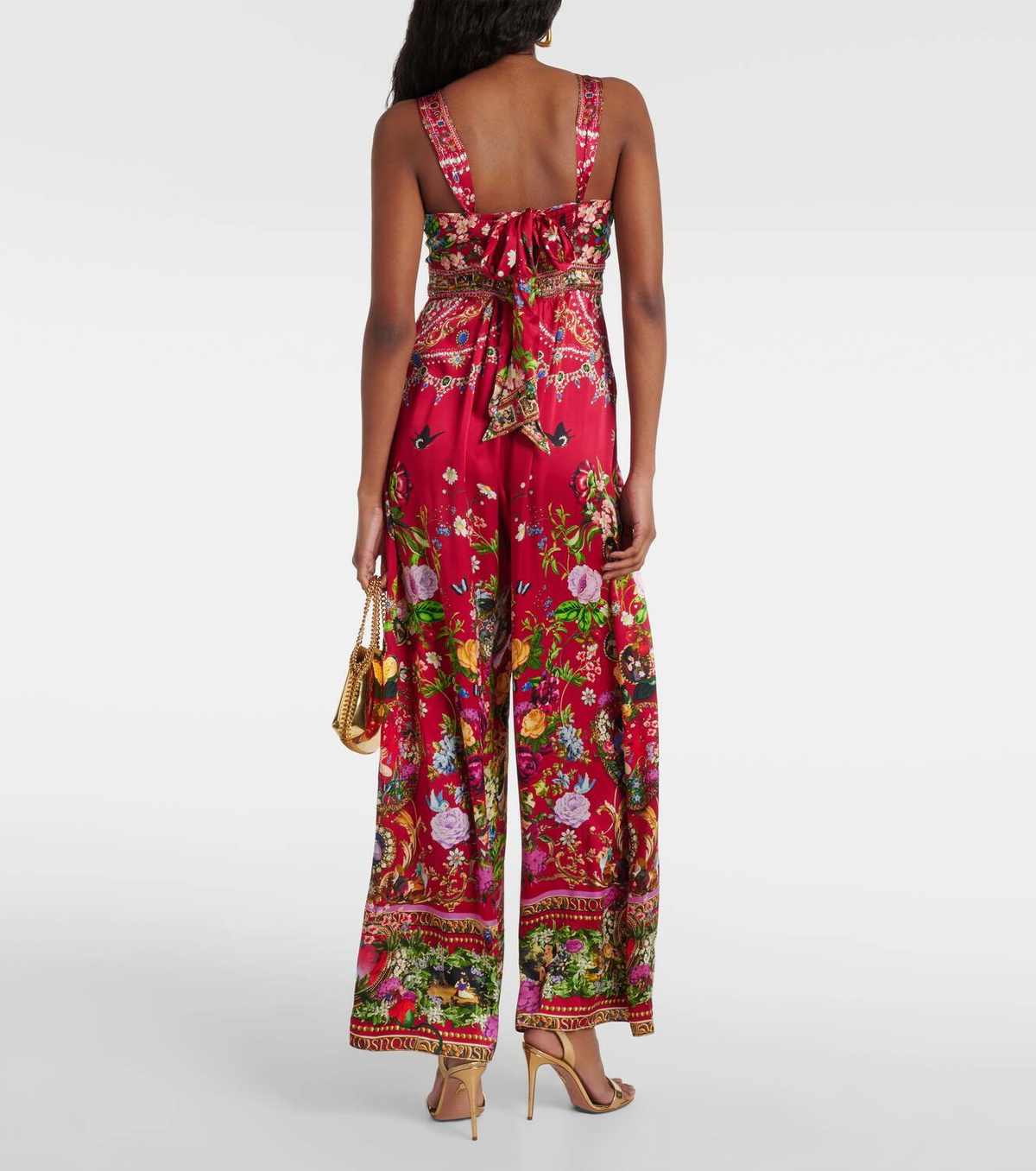 Camilla Printed silk jumpsuit
