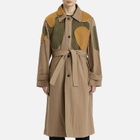 Craig Green Men's Utility Patch Trench Coat in Beige