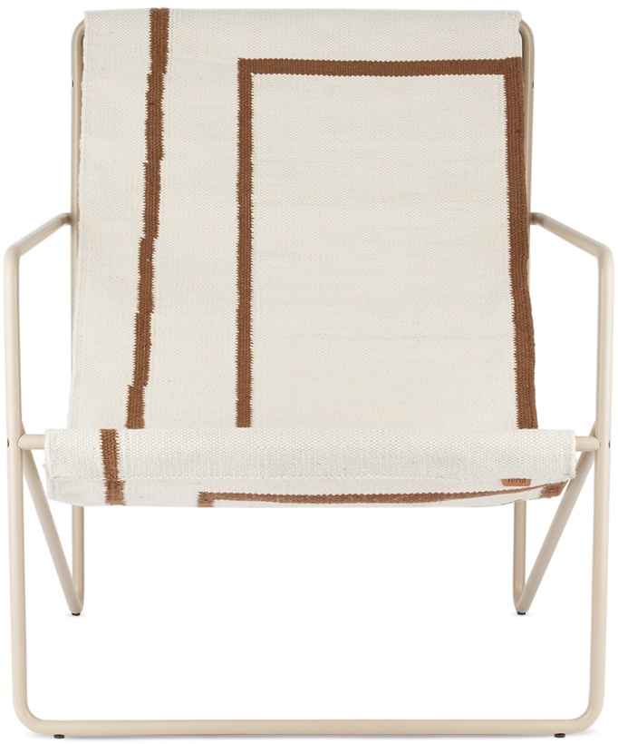 Photo: ferm LIVING Beige & Brown Desert Lounge Chair
