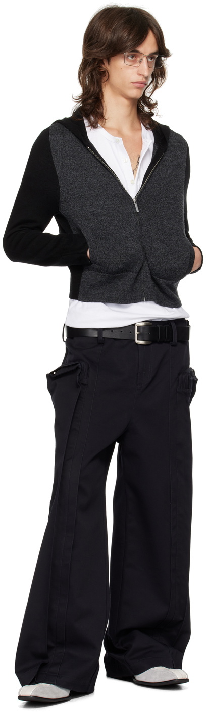 fax copy express cargo pants Fax Copy Express Black Oversized