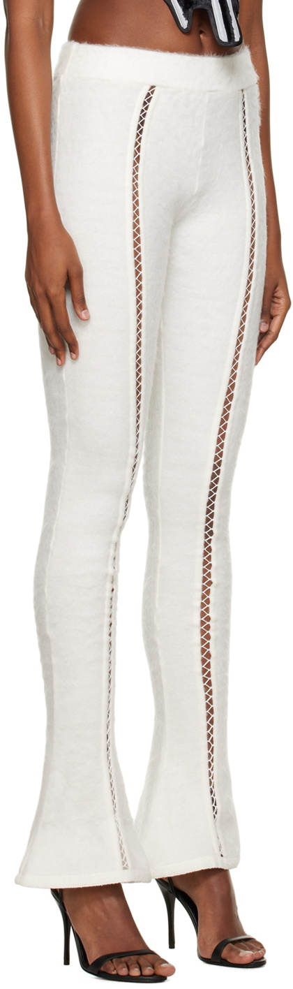 DIDU White Flarry Trousers