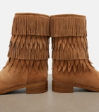 Aquazzura Maverick fringed suede boots
