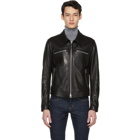 Tom Ford Black Leather Worked Jacket