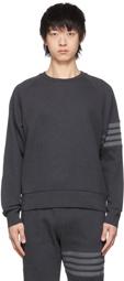 Thom Browne Grey Cotton Sweatshirt