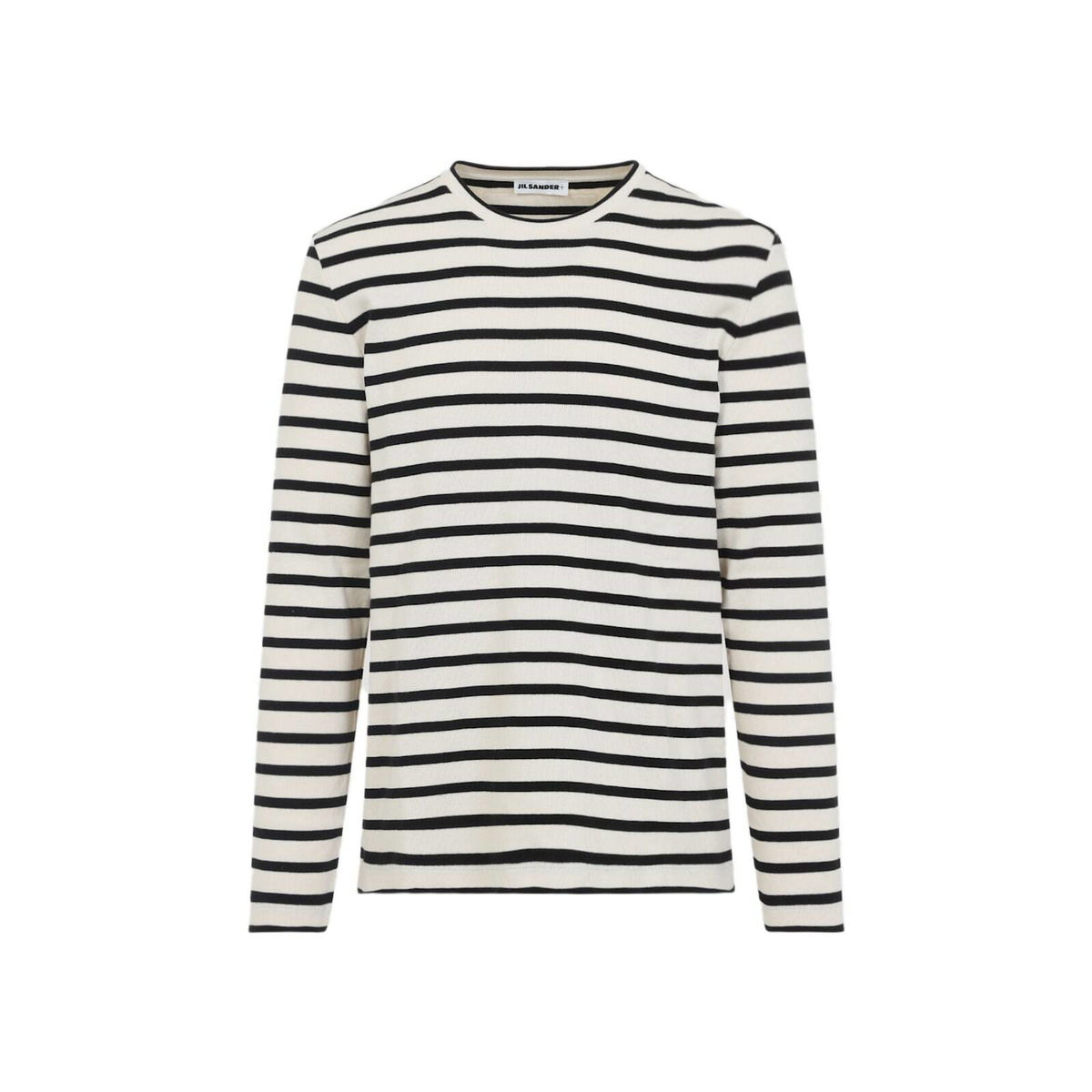 Jil Sander Men's Long Sleeve Cherry T-Shirt in Crossword Jil