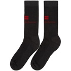 Han Kjobenhavn Black Logo Socks