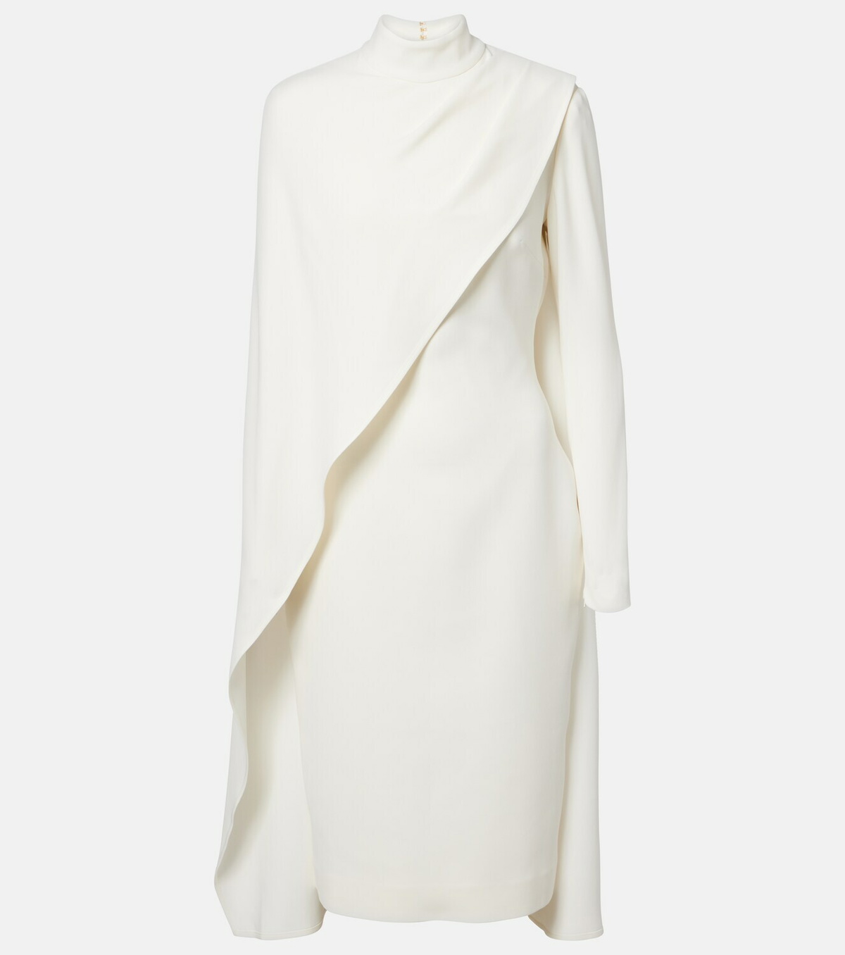 Elie Saab Caped cady cocktail dress