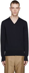 TOM FORD Navy Cotton Sweater