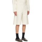 Fear of God Off-White Garment Dyed Cotton Casual Shorts