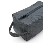HAY Grid Wash Bag - Medium in Dark Blue 